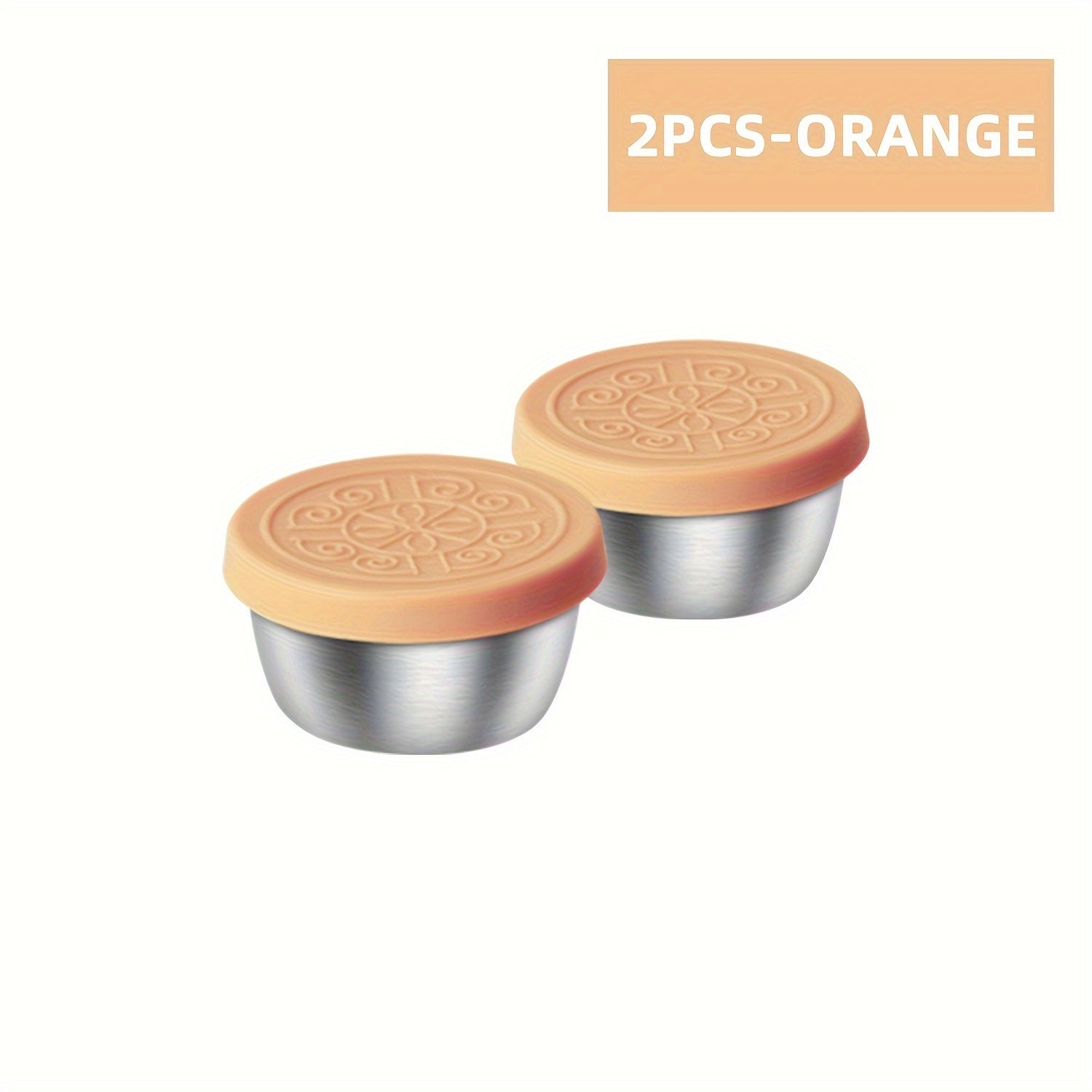 2/6x1.6oz Salad Dressing Containers with Lids - Leakproof, Reusable, Stainless Steel - Ideal for Lunch Boxes, Picnics, Travel & Meal Prep - Perfect Gift for Foodies & Lunch Lovers